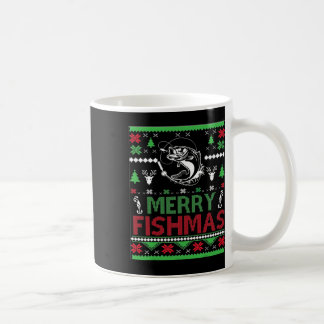 醜い釣りクリスマスBフィッシュアパレル コーヒーマグカップ