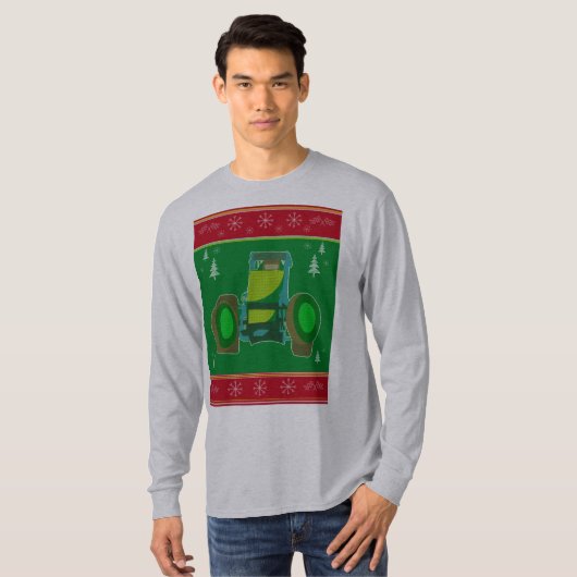 醜い非翼のクリスマス Tシャツ (正面フル)