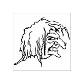 醜い魔女の文盲アートスタンプ ラバースタンプ (インプリント)