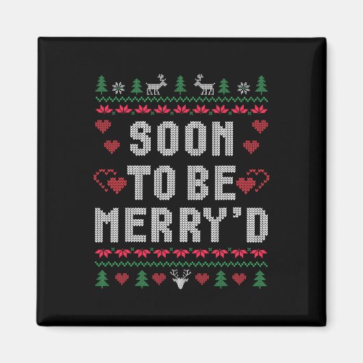 醜いCにメリー一致す婚約したるカップルになる マグネット (正面)