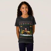 醜いWASPクリスマスギフトサンタ乗馬WASPクリスマス Tシャツ (正面フル)