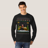 醜いWASPクリスマスギフトサンタ乗馬WASPクリスマス Tシャツ (正面フル)