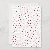 醜おもしろいいクリスマスセーターパーティーかわいい猫 招待状 (裏面)