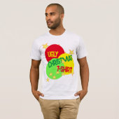 醜おもしろいいクリスマスTシャツ Tシャツ (正面フル)