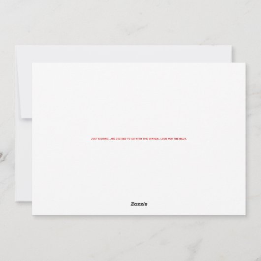 醜おもしろいいラマのクリスマスの愚かな写真カード シーズンカード (裏面)