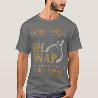 醜おもしろいい感謝祭セーターOh Snap Wish T Tシャツ