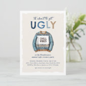 醜くなろうとしてる!クリスマスモダンパーティー 招待状 (スタンド正面)