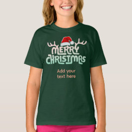 醜パーソナライズされたいクリスマスTシャツ子供へ Tシャツ