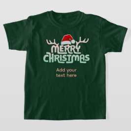 醜パーソナライズされたいクリスマスTシャツ子供へ Tシャツ