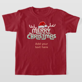 醜パーソナライズされたいクリスマスTシャツ子供へ Tシャツ