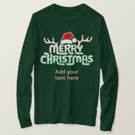 醜パーソナライズされたいクリスマスTシャツ Tシャツ