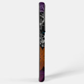 醜モダンはっきりしたい花の柄 SAMSUNG GALAXYケース (右側面)