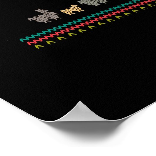 醜信じいクリスマスのセーター ポスター (角)