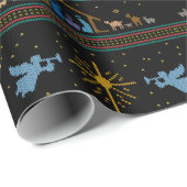 醜信じいクリスマスのセーター ラッピングペーパー (ロールコーナー)