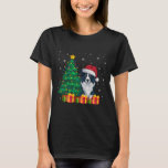 醜縁どいCollie Santa Hat Christmas Lights犬 Tシャツ<br><div class="desc">醜い縁どコリーサンタハットクリスマスライトドックラバークリスマス</div>