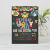 醜食べいマスクのクリスマスパーティー 招待状 (スタンド正面)