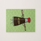 醤油のボトルの香辛料のアジア人の箸 ジグソーパズル (横)