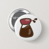 醤油のボトルボタン 缶バッジ (正面&裏面)