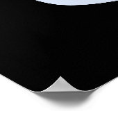 醤油プンおもしろいダークBG ポスター (角)