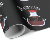 醤油プンおもしろいダークBG ラッピングペーパー (ロールコーナー)