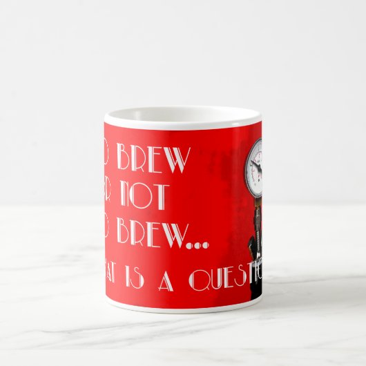 醸造するかしないかは…質問か? コーヒーマグカップ (中央)