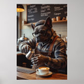 醸造の目覚め:豆の後ろのブルドッグ ポスター (正面)