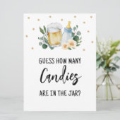 醸造ゲームのキャンディーズのサインベビーの数を推測 招待状 (スタンド正面)