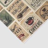 醸造ノスタルジア：ヴィンテージコーヒーアートコラージュ 薄葉紙 (詳細)