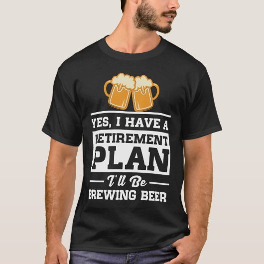 醸造ビール退職に関する諸計画 Tシャツ (正面)