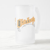 醸造モダンオクトーバーフェストパーティー フロストグラスビールジョッキ (正面右)