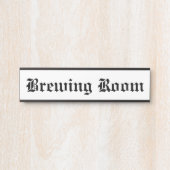 醸造室 サインプレート (正面)
