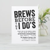 醸造所のリハーサル前のブリュース夕食の招待客 招待状 (スタンド正面)