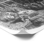 醸造所の大きな樽 ポスター (角)