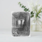 醸造所の大きな樽 ポストカード (スタンド正面)