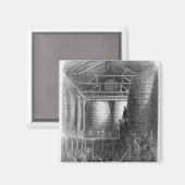 醸造所の大きな樽 マグネット (正面/裏面)