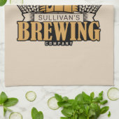 醸造所ADD NAMEクラフトビール醸造会社バー キッチンタオル (折り畳み)