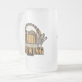 醸造所ADD NAMEクラフトビール醸造会社バー フロストグラスビールジョッキ (正面左)