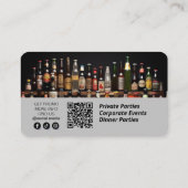 醸造業モダン務 |ビールの供給業者 名刺 (裏面)