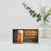 醸造業モダン務 |ビールの供給業者 名刺 (スタンド正面)