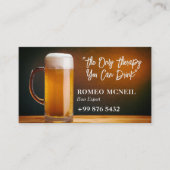 醸造業モダン務 |ビールの供給業者 名刺 (正面)