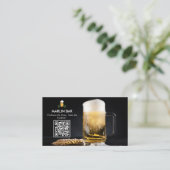 醸造業モダン務 |ビールの供給業者 名刺 (スタンド正面)