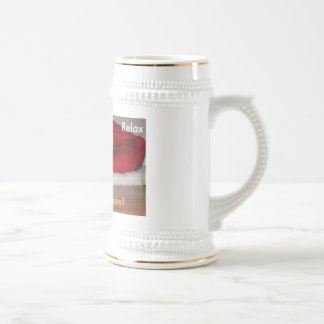 醸造物をリラックスして下さい、持って下さい! ビールジョッキ