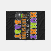 醸造用ベビーハロウィーンの仮装1 フリースブランケット (正面(横))