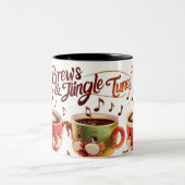 醸造&ジャングルの曲 ツートーンマグカップ (中央)