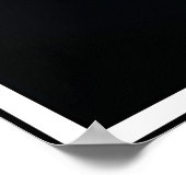 釈迦サインXつる線(ルーズ) ポスター (角)