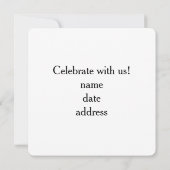 釈迦サインXつる線（ルーズ） 招待状 (裏面)