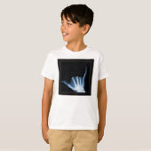 釈迦サインXつる線（ルーズ） Tシャツ (正面フル)