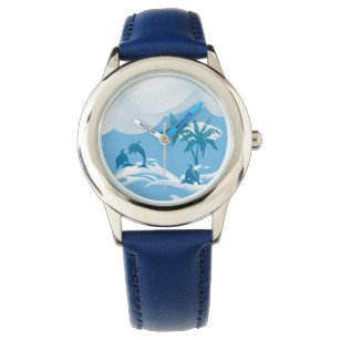 釈迦サーフィン熱帯女神 腕時計
