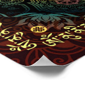 釈迦仏マントラ ポスター (角)