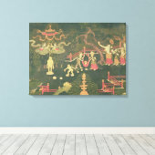 釈迦牟尼仏の生涯 キャンバスプリント (インサイチュ (ウッドフロア))